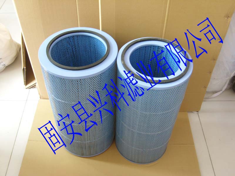 【325*660抛丸机除尘设备滤芯,除尘器滤筒】价格,厂家,图片,滤筒,固安县兴科滤业-